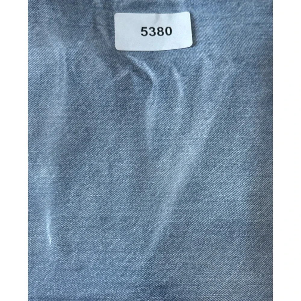 American Eagle Baggy‎ Jean Womens 12 R Light Wash Distressed High Rise Y2K Denim